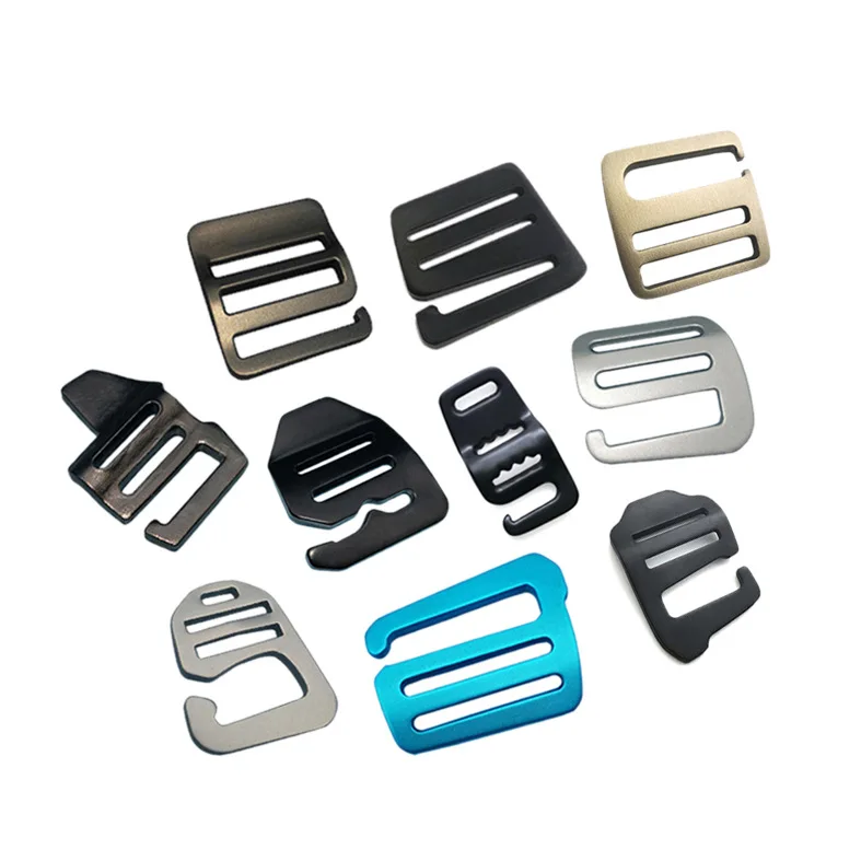wholesale aluminum colorful bag bet loop parts backpack g hook