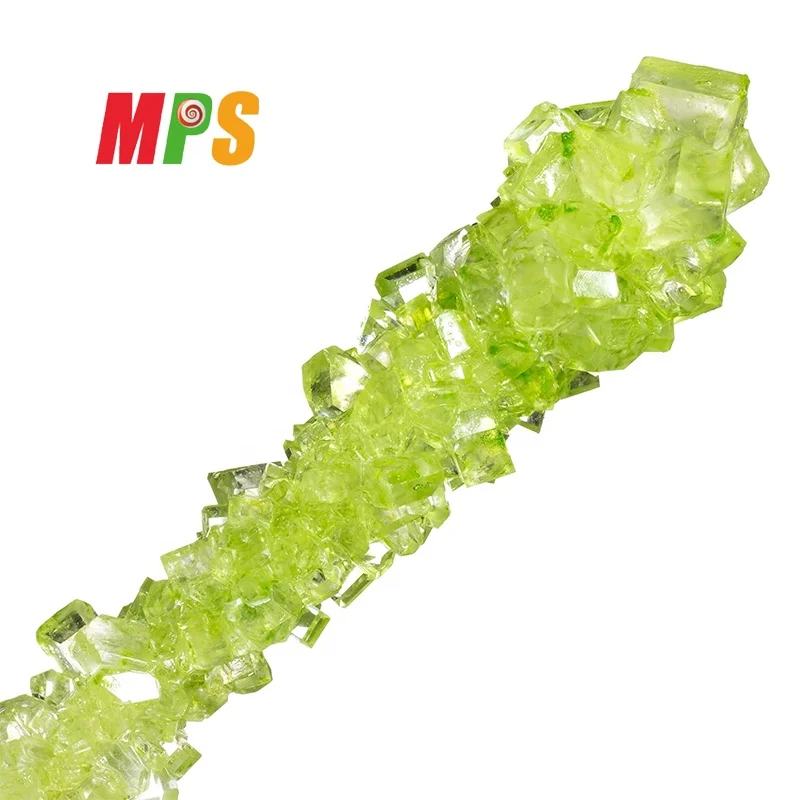 Factory Custom Homemade Assorted Colors Sour Sweet Rock Candy Sugar Sticks Indiv Wrapped - Pink, Light Blue, Lavender