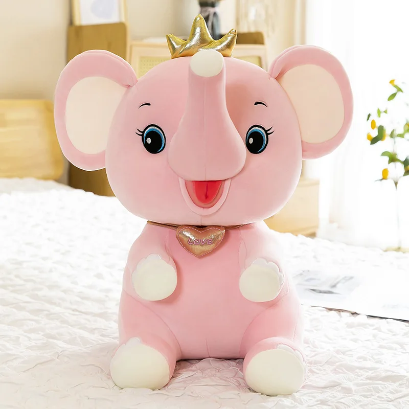OEM Super elastic soft plush toy elephant sleep comfortable baby toy