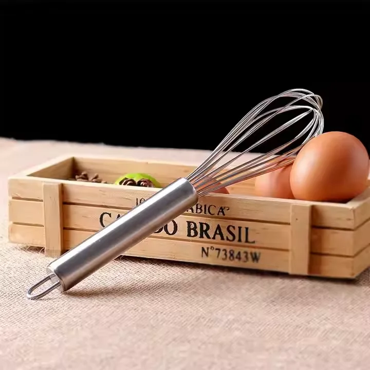 Hot selling Egg Beater Hand Blender Spiral Wire Whisk Mixer For Baking Cooking Stainless Steel Egg Whisk