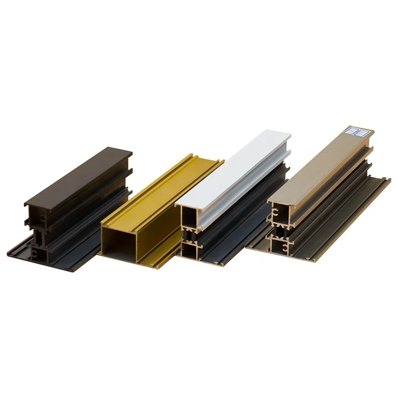 6063-t5  double pane aluminum extrusion profile for window in system