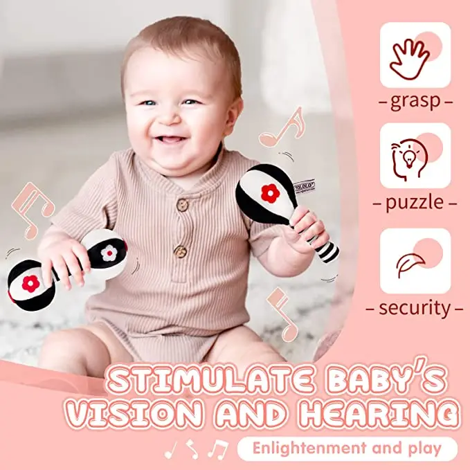 Multifunctional Baby Rattle Hand Drum Shake Musical Light-up electric Toy For Kids 1 Year Old