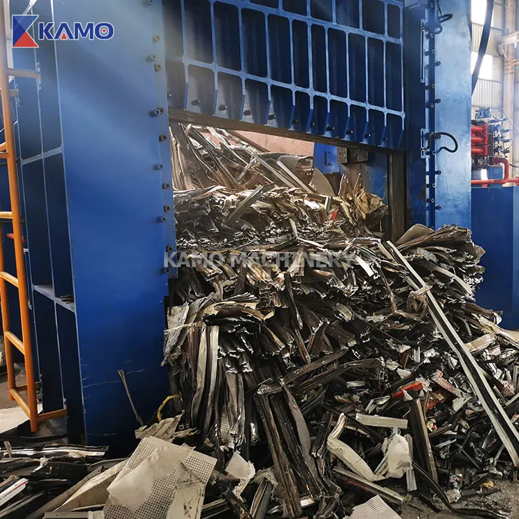Hydraulic Gantry Scrap Metal Steel Shear For Sale In Korea