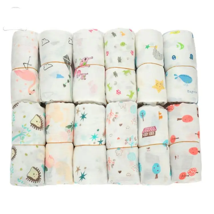 High Quality Good Selling Wholesale Price ORGANIC cotton Swaddle Muslin Blanket Fabric