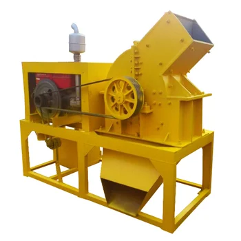 Fine Gold Stones Crushing Mining Machines Diesel Engine Small Mobile Hammer Mill