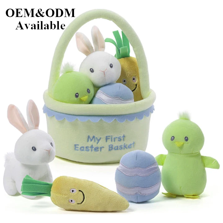 AU21 Wholesale Custom Decorations Popular Gift Egg Buckets Seersucker Bunny Bags Easter Baskets easter balloons