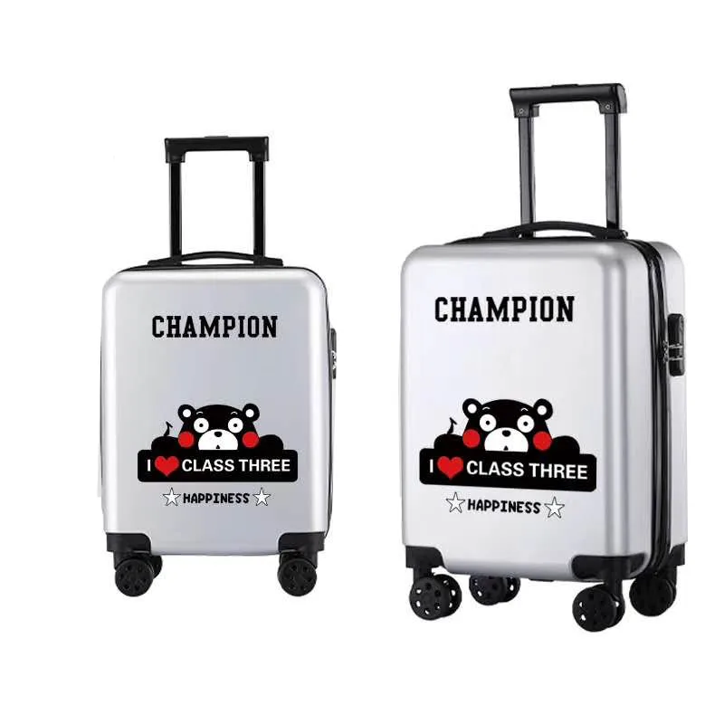 Красочный жесткий детский Дорожный чемодан, мультяшный комплект багажа, отличный Детский чемодан для детей