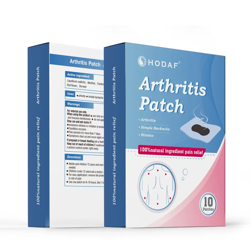 Китайский производитель оригинального оборудования HODAF, медицинский травяной Дальний инфракрасный пластырь для облегчения боли в спине