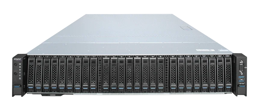 Сервер INSPUR NF5280M5 4*3 5 дюйма серебристый корпус Intel Xeon 4210R 32 Гб ТБ SATA 2 * 10GE + GE