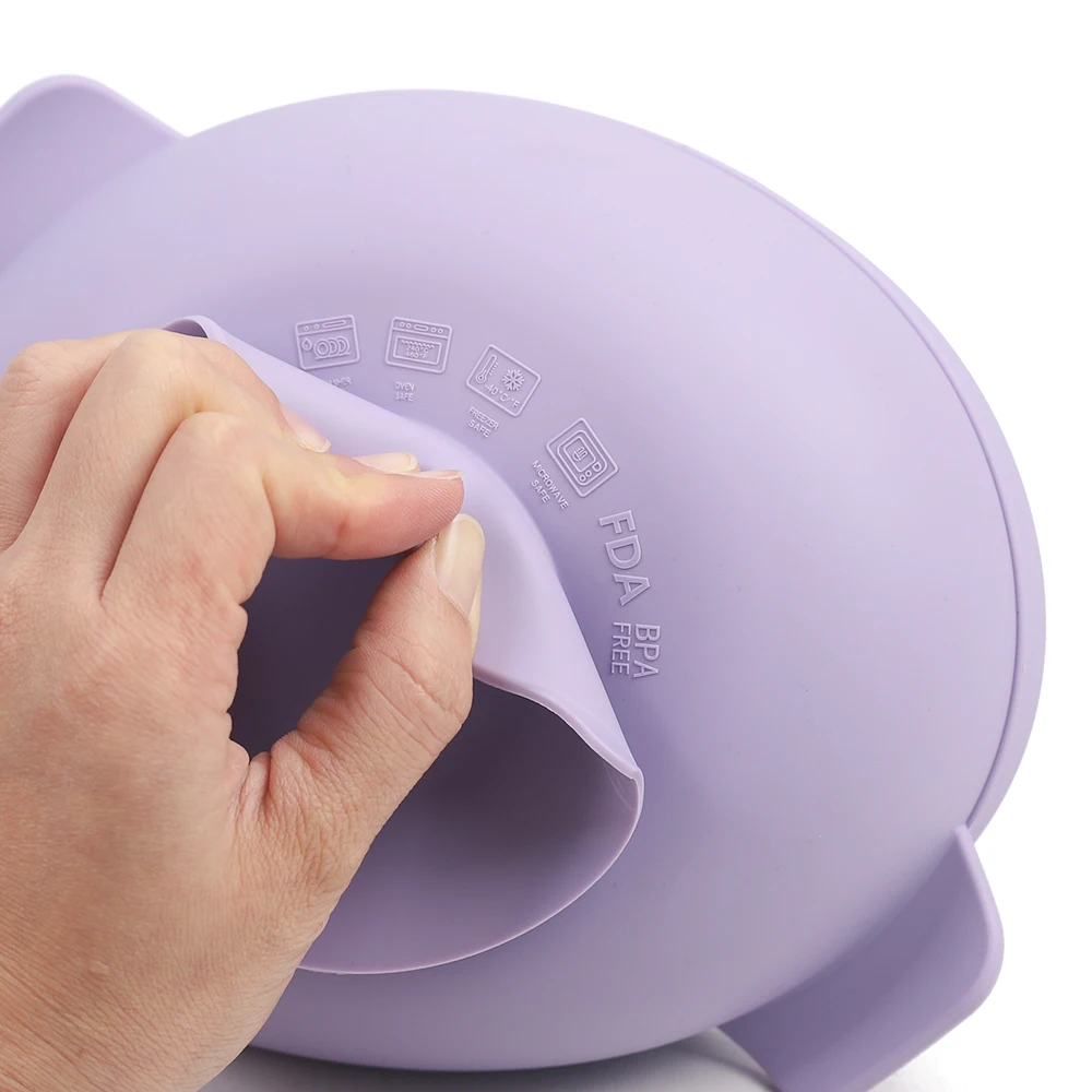 Newsun Plate Dinner Set Bpa Free Silicone Dinnerware Gift Set New Born Kids Care Baby Products Em/Odm