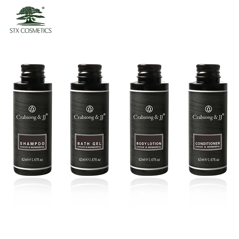 Free Sample Hotel Accessories Eco Friendly Custom Spa Hotel Guestroom Toiletries Amenities Set Supplies Pack