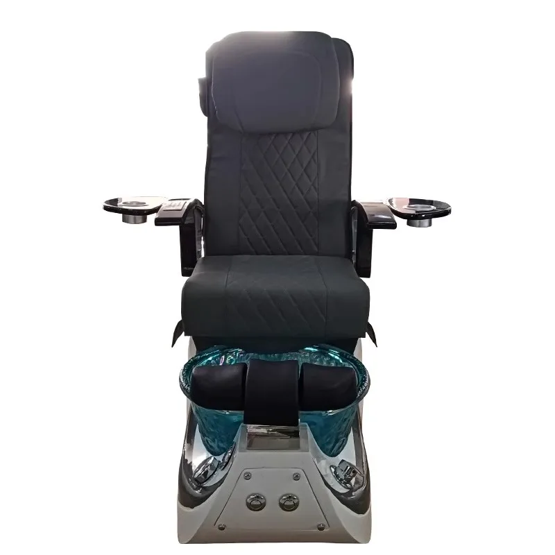 Professional factory price gery pu leather massage pedicure spa chair luxury electric adjustable foot manicure chair for sale