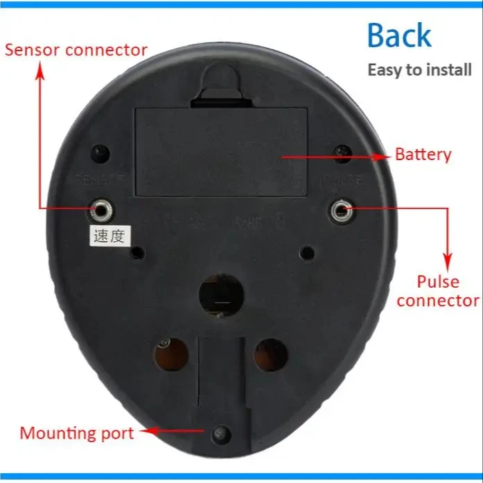 ZT Dynamic Bicycle Counter Xbike Time Speed Heart Rate Display Screen Fitness Equipment Electronic Meter Head