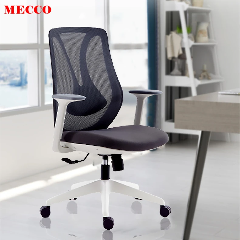 Modern Cheap Price Office Ergonomic Chair Full Mesh Adjustable Computer Chair Mid Back Silla De Oficina Staff Meeting Work Chair