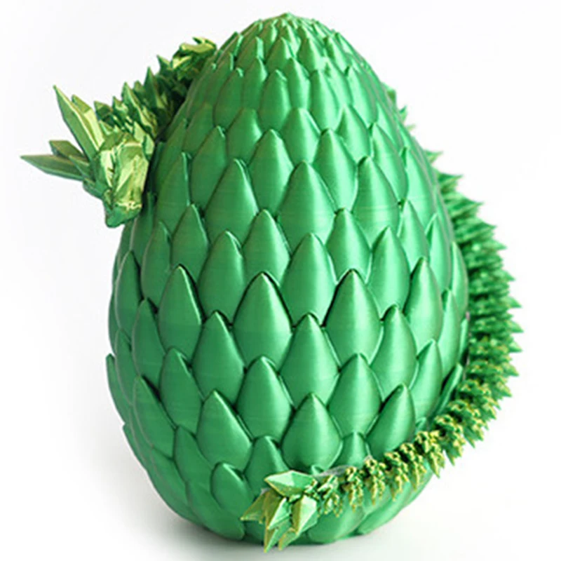 Creative 3D Printed Gem Articulated Dragon Rotatable Dragon Toys Mystery Dragon Egg Posture Joints Fidget Toy for Autism ADHD
