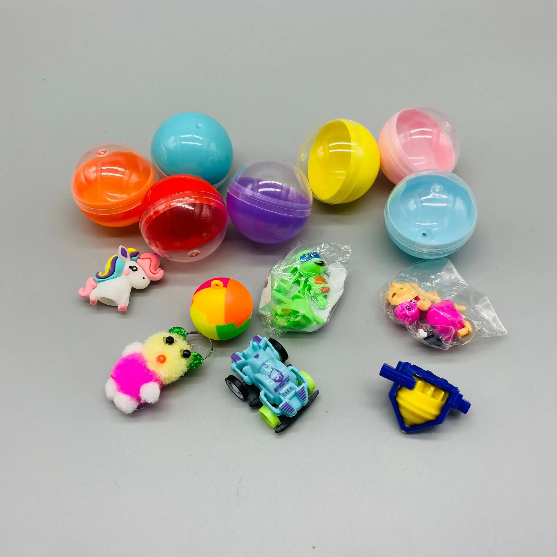 45MM Mixed Toys Random Style Round Surprise Egg Toy Gashapon Plastic Small Toys Capsule for Kids for Vending Machine