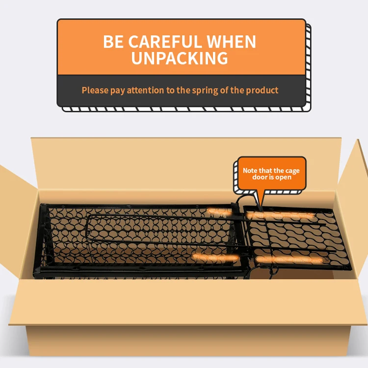 High quality on sale mousetrap mouse cage wire metal rat traps humane live mice trap cage to kill rodent