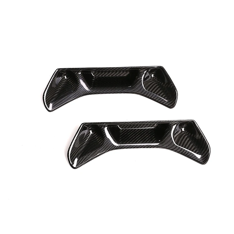 For Toyota GR Supra A90 2019-2022 Real Carbon Fiber Interior Accessories Car Seat Backrest Decoration Frame Panel Cover