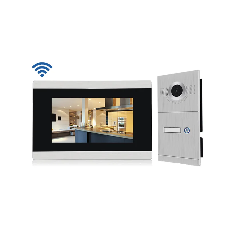 Aluminum Alloy Panel 1.0 MP Outdoor Unit With PoE SIP Villa  Wifi Digital Video Intercom For Villa
