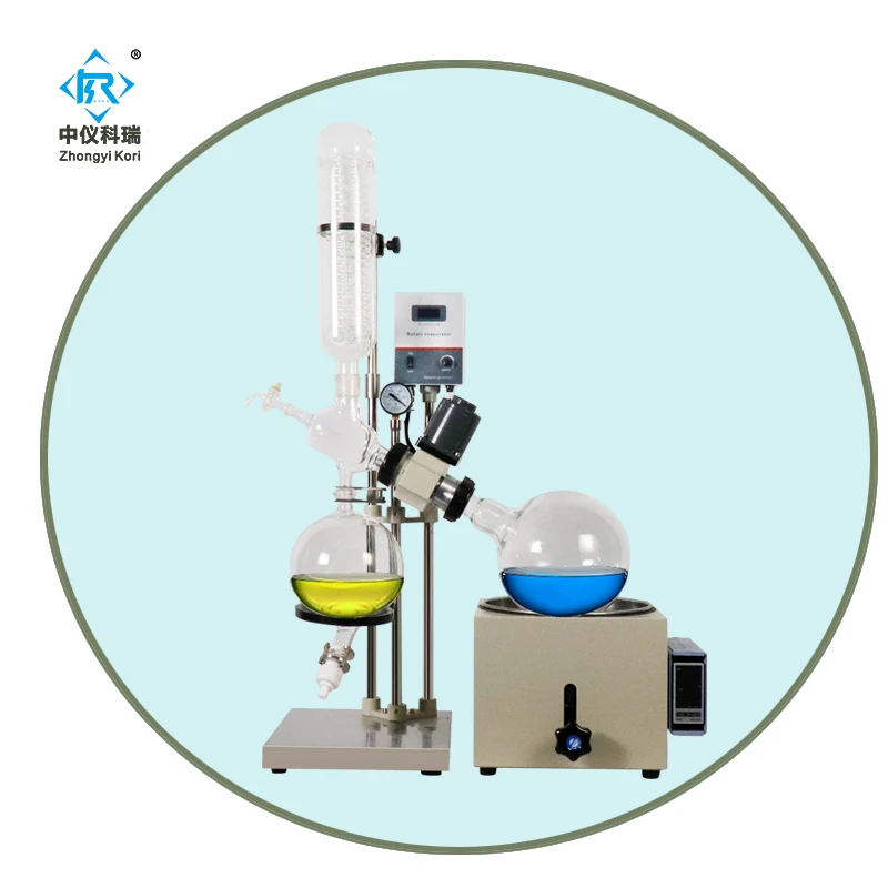 RE-501 Vacuum distillation glass kit Rotavap Rotavapor Laboratory Rotary Evaporator  5liter evaporators flask