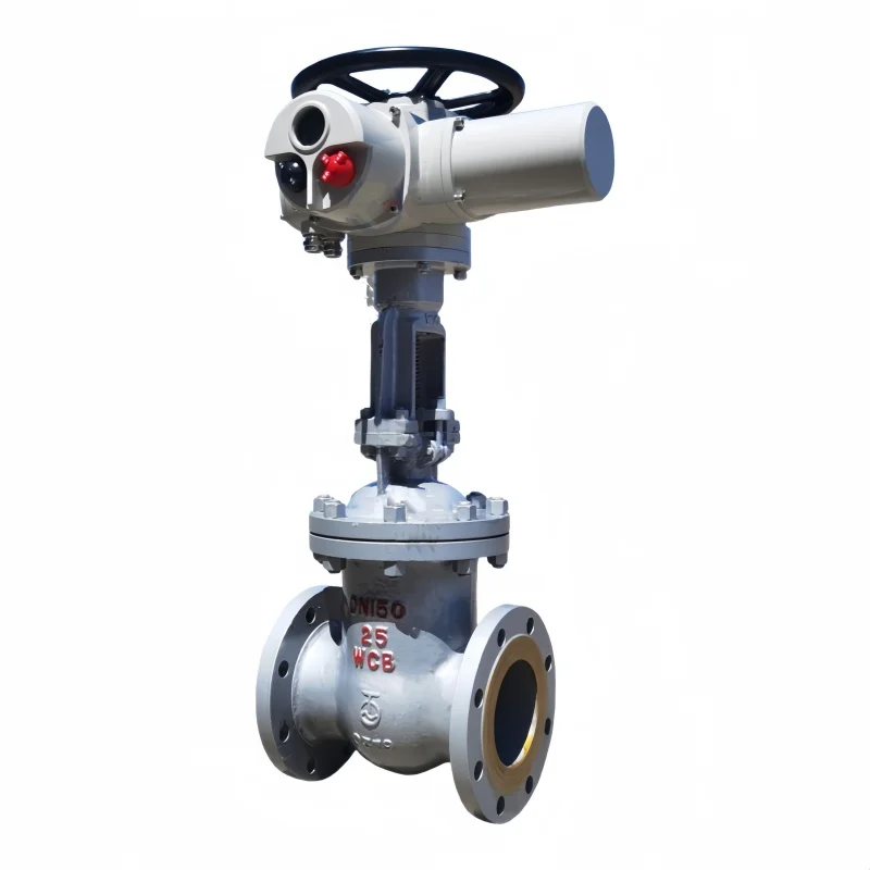 6 Inch WCB Cast Steel Electric Flange Gate Valve High Temperature Steam Thermal Oil Explosion Proof Switch Cut Off Gate Valve