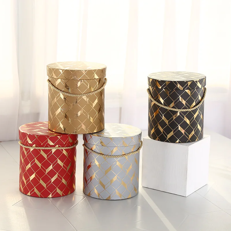 Cheap Factory Price Cradle Flower Box Wholesale Gift Boxes With Ribbon Closure