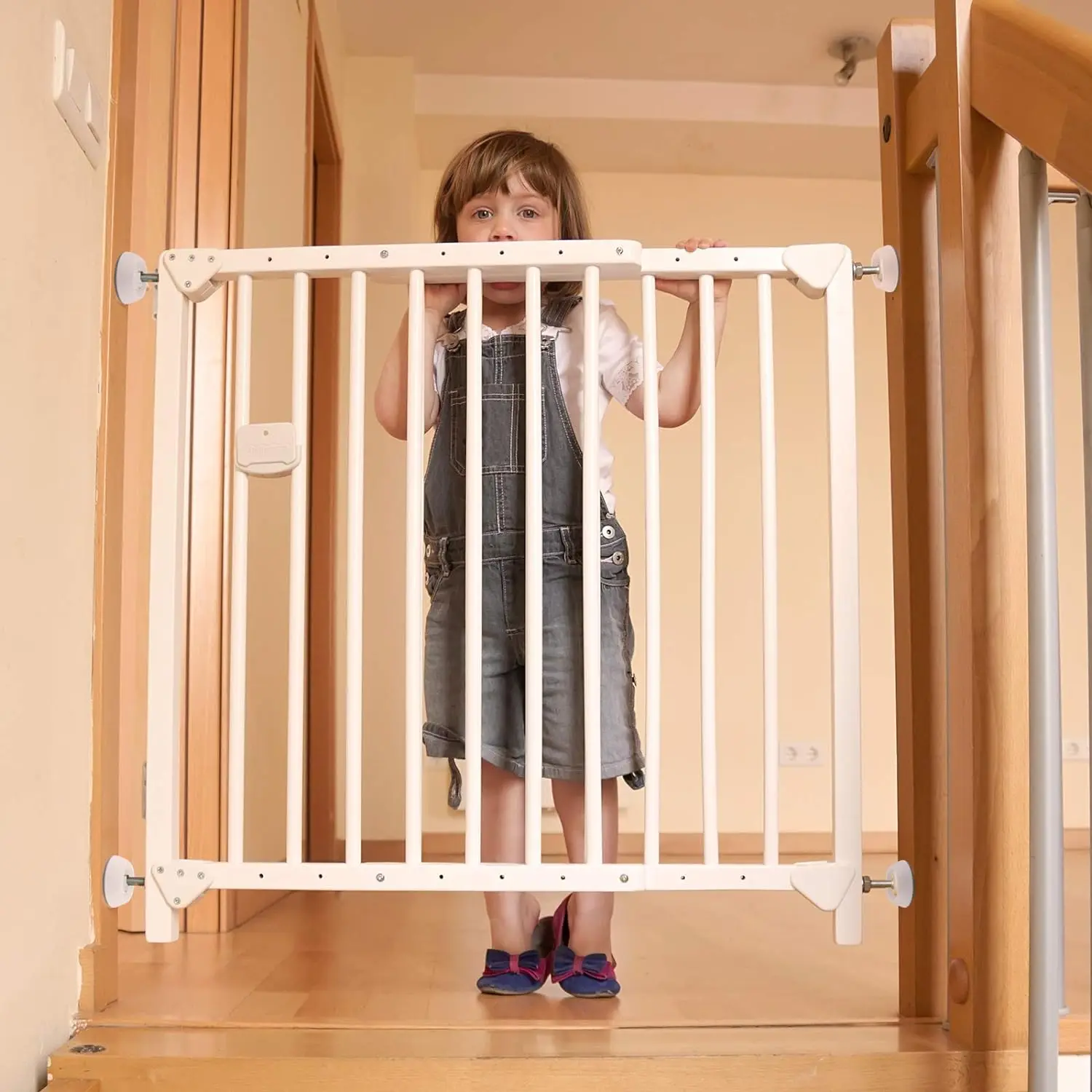 4 Pack Baby Gate Wall Protector Wall Cups for Child Pressure Mounted Stair Safety Gate, Protect Walls & Doorways