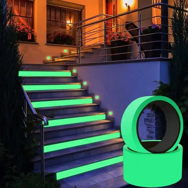 Hot Selling Water Proof Luminous Neon Tapes Stickers Glow In The Dark Photoluminescent Tape