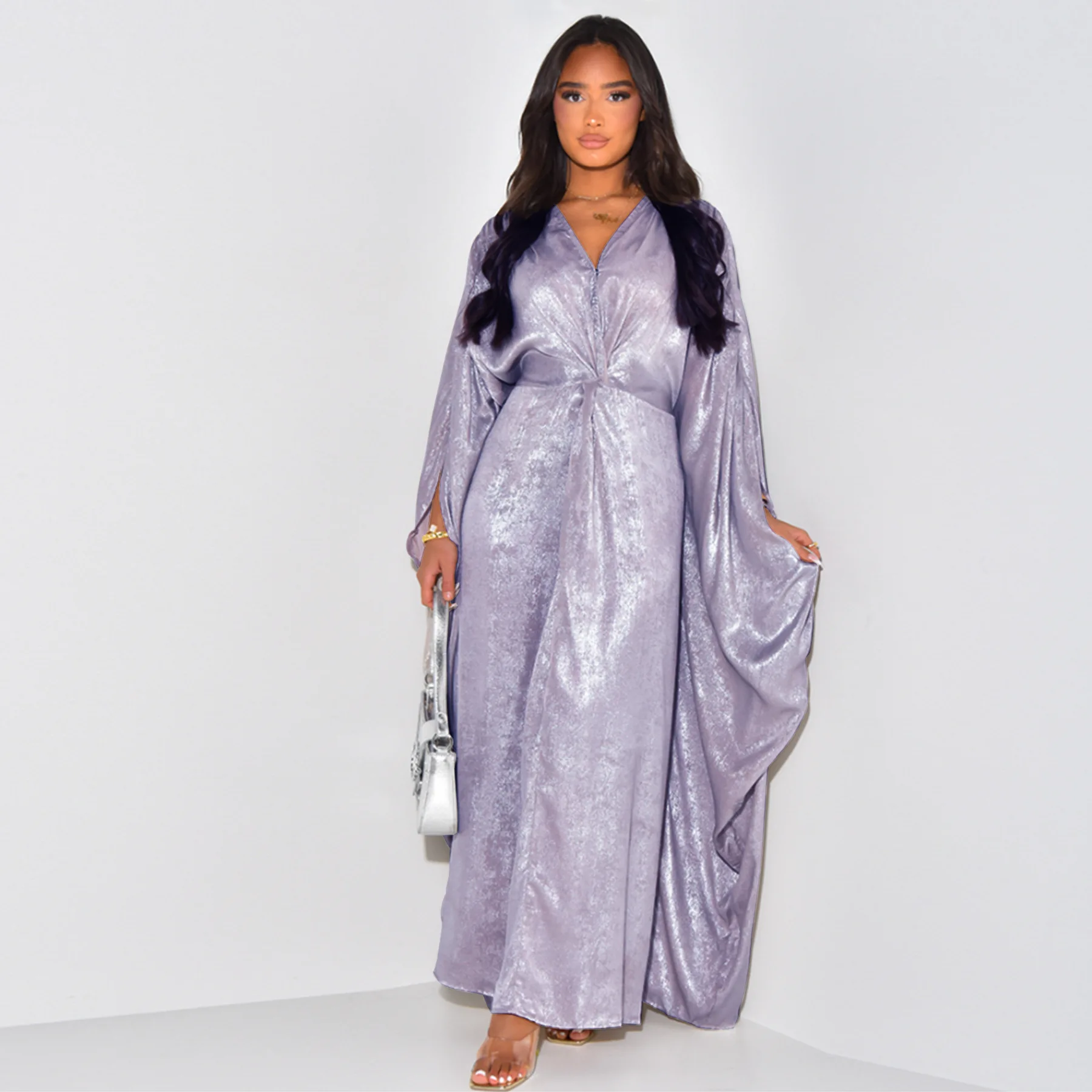 Gulf Caftan Марокко платье 2024 саудовского Дубая для летней вечеринки роскошное халат с широкими рукавами мусульманское оптом