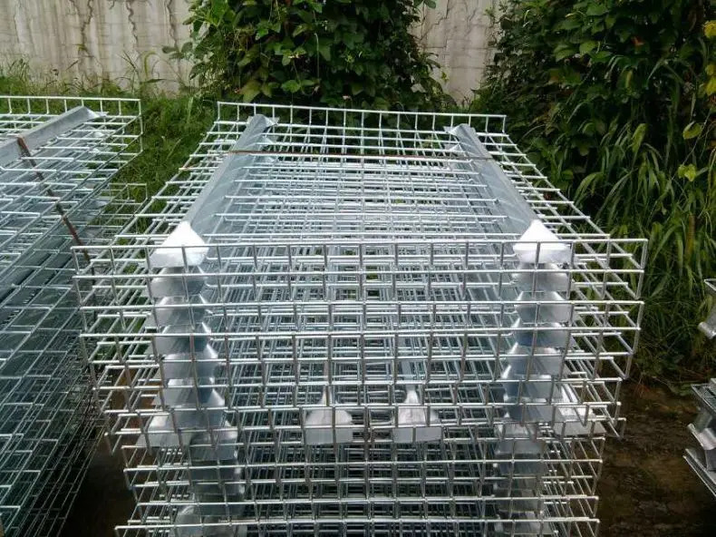 Square Gabion 2X2 10 Gauge Galvanized Hexagonal Welded Iron Wire Mesh