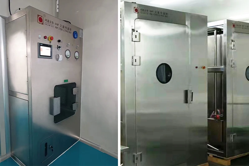 HJCLEAN customized size CE certification VHP  sterile pass box