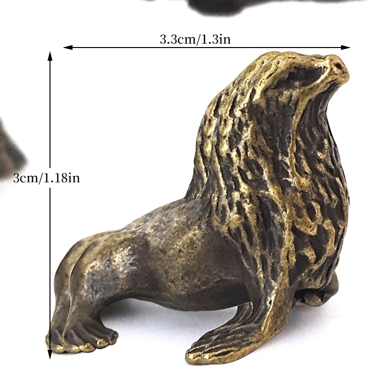 Wholesale 3D Desktop Ornament Vintage Metal Small Dolphin Home Decor Crafts Metal Gifts