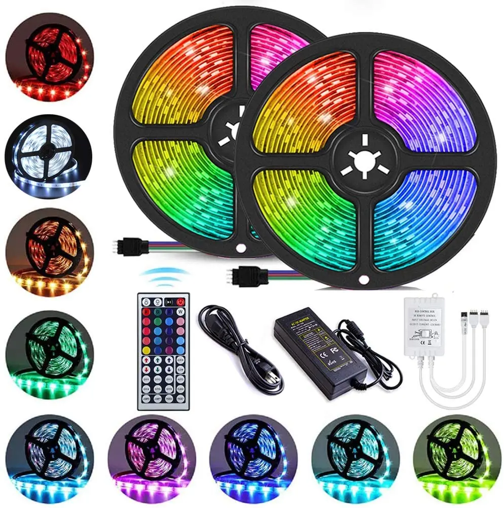 Multicolor SMD 5050 wifi Control LED strip waterproof rgb 12V strip 24key flexible 5m 300leds