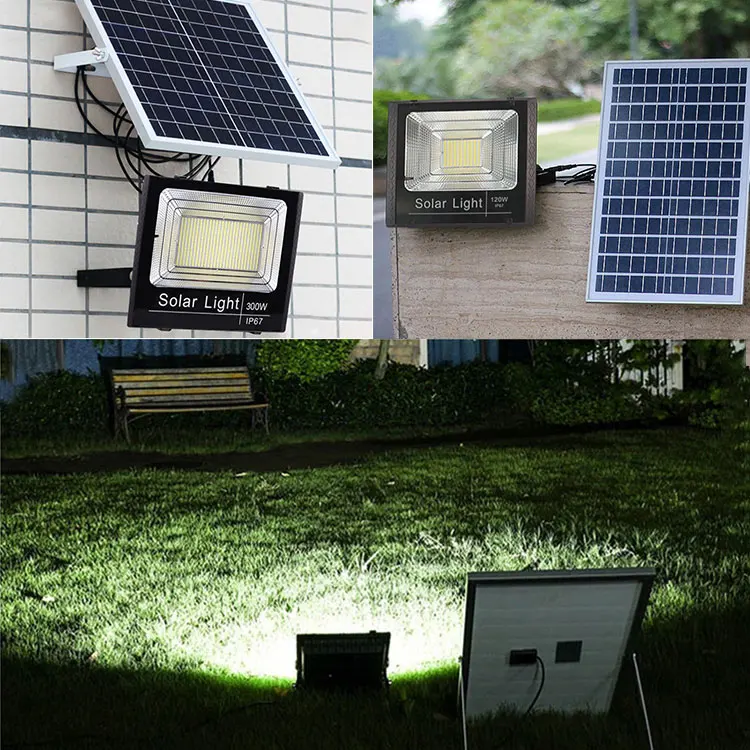 MeiCheng Bright LED Solar Flood Lamp Nead 40W 60W 100W 200W Solar Outdoor Lamp With Long Life Service