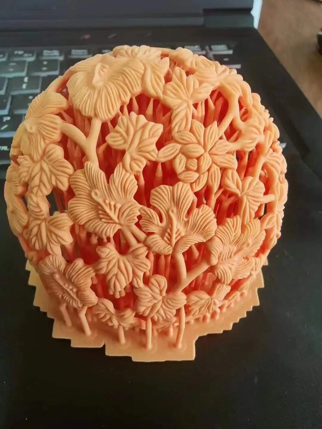 Custom Art Decoration Industrial 3d Printing Resin Large red Animal Figure Sculpture Model celebrity wax figure