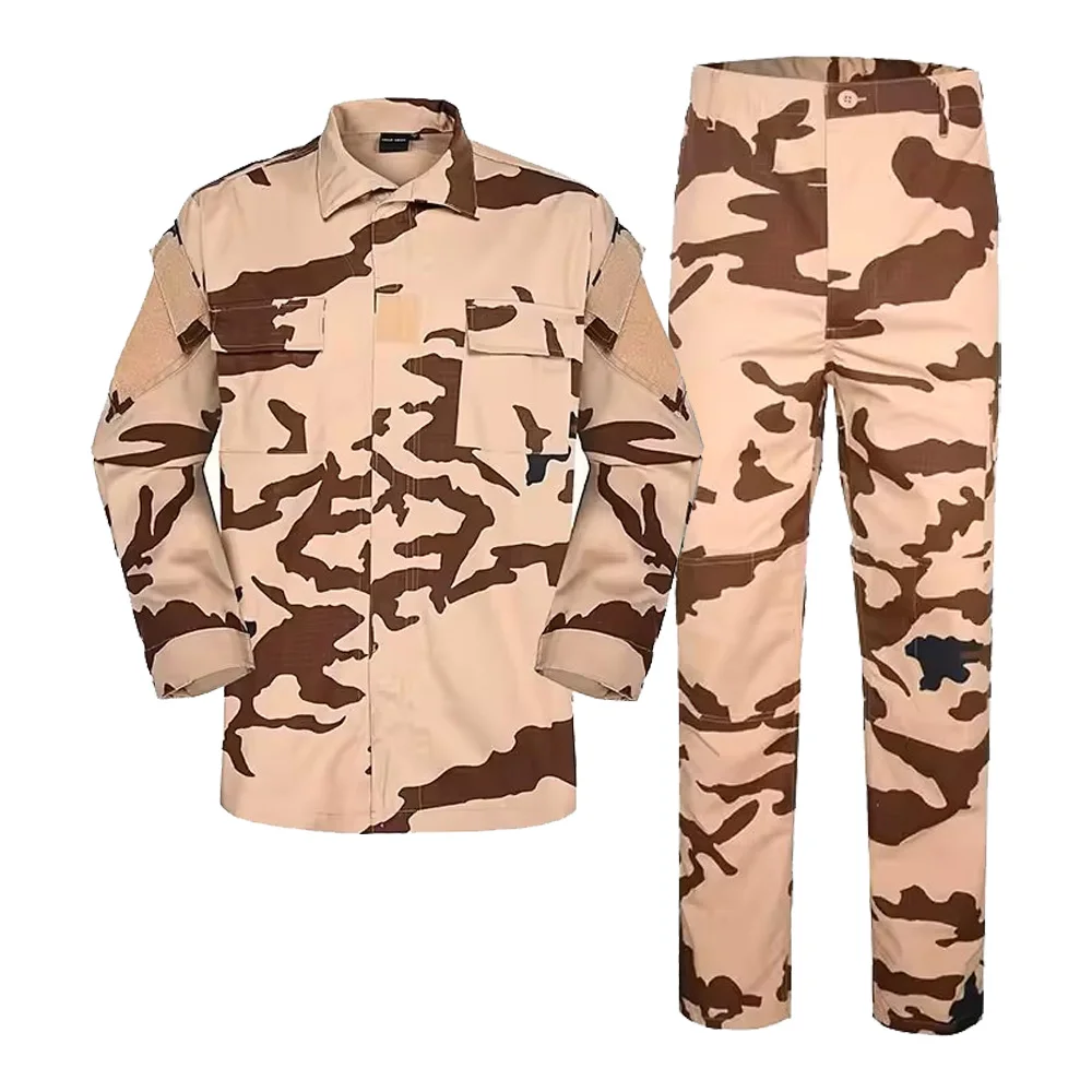 XINXING Security Guard Uniform Set Rip-stop Universal Camo Tactical Suit Combat Camouflage ACU Combat Uniform