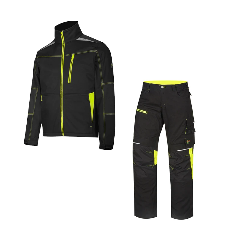 High Quality Workwear Jacket Workwear Custom Jacket Pants Two Piece Set Suit Men Pants Workwear