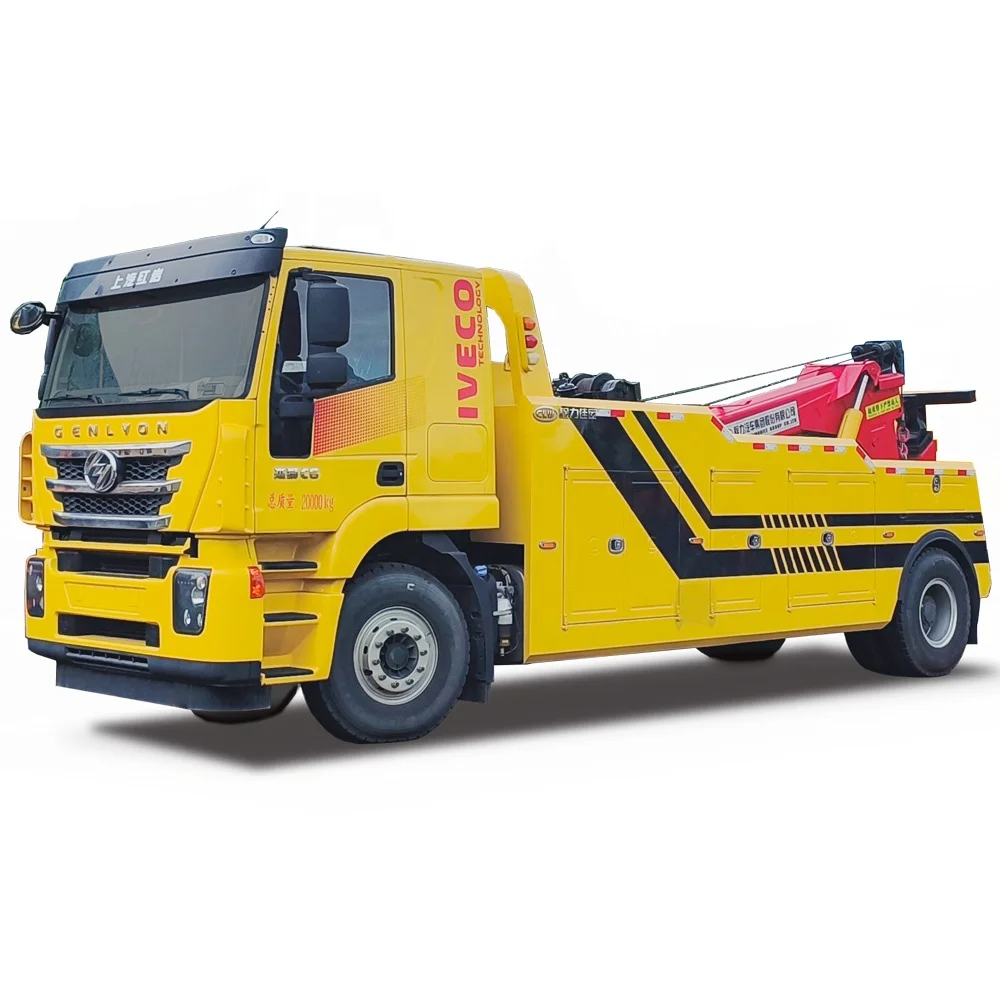 13 ton wrecker towing truck with 13 ton 16 ton lift arm
