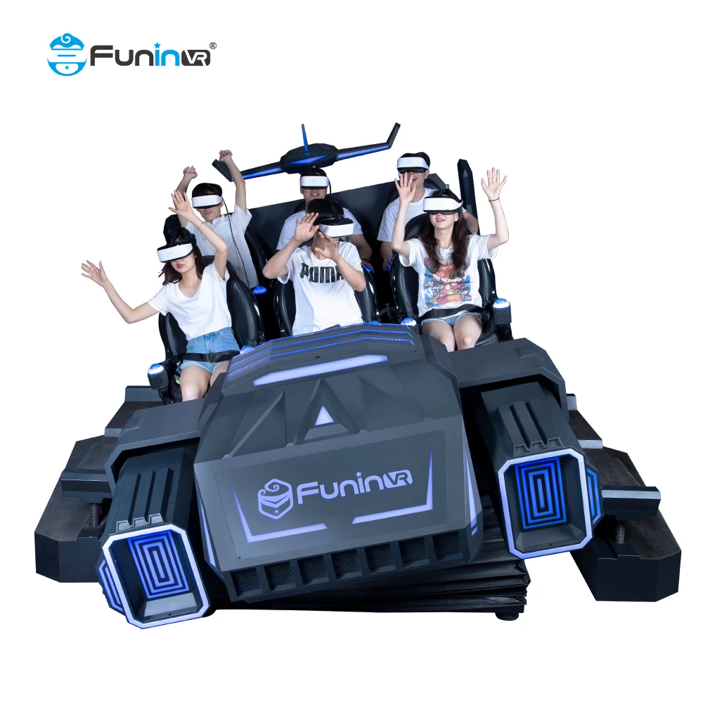 FuninVR supplier Amusement Rotation Games Simulator 360 Rotation Coaster Fly Simulator Vr Game Amusement Park Dark Mars