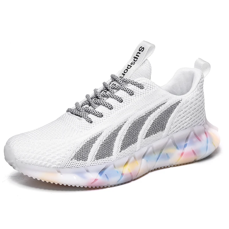 Мужские кроссовки радужного цвета на подошве, Лидер продаж в Канаде, мягкая спортивная обувь