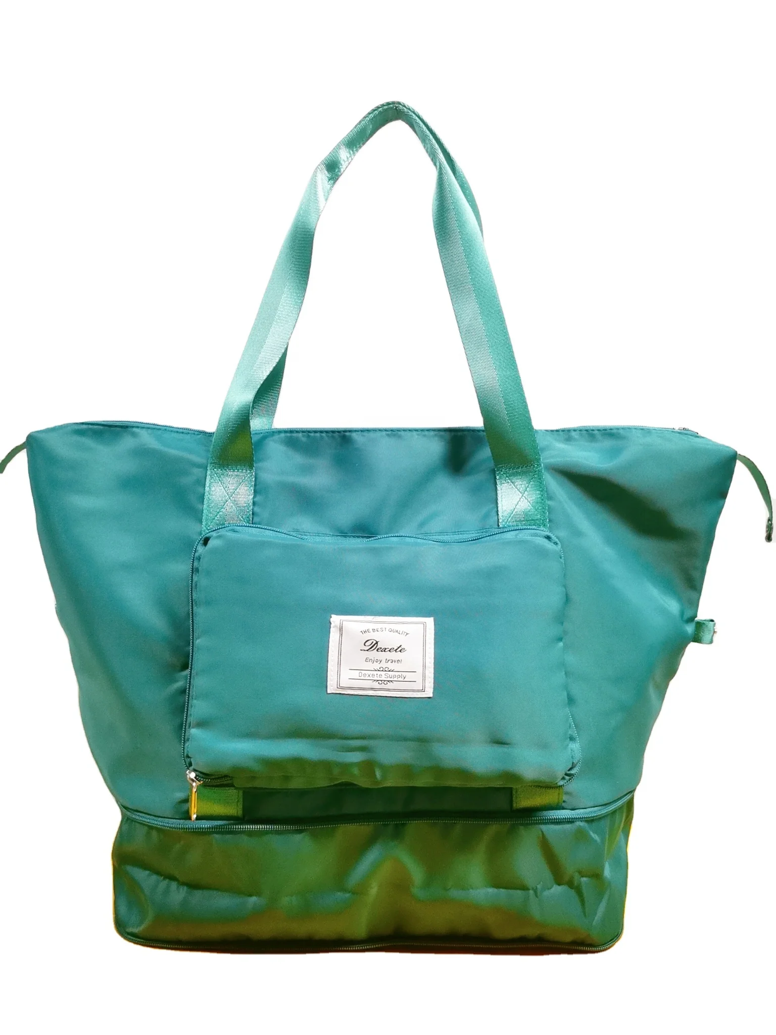 Wholesale lightweight fashion yoga gym bag travel duffle bag large capacity Oxford folding travel bag