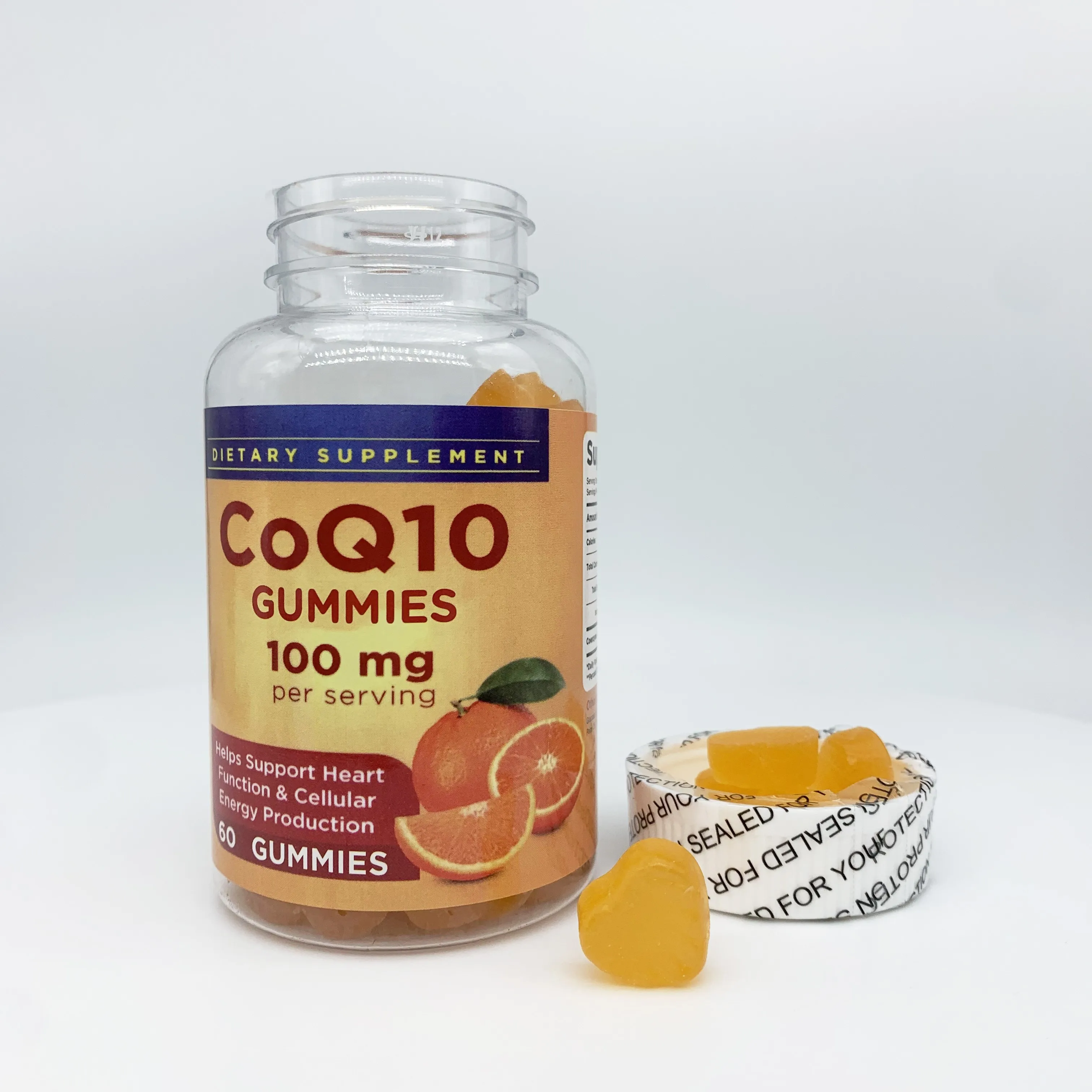 ODM OEM пищевые добавки оптовая продажа coenzymeq10 производство энергии COQ10 витамин дополнение мармеладки