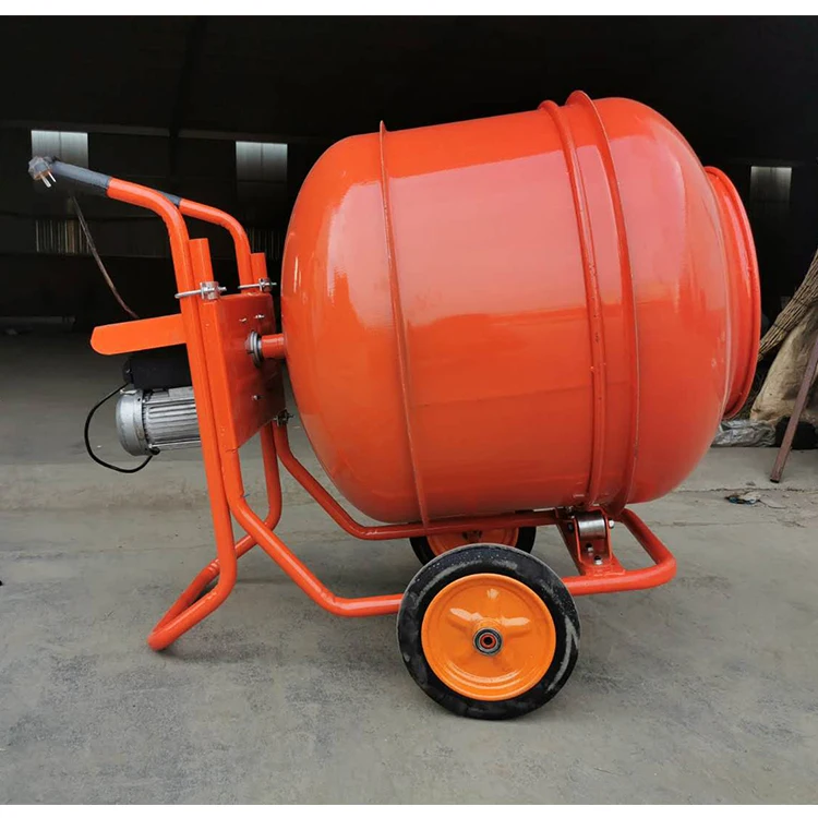 350L portable gasoline type cement mixer concrete feed mixer