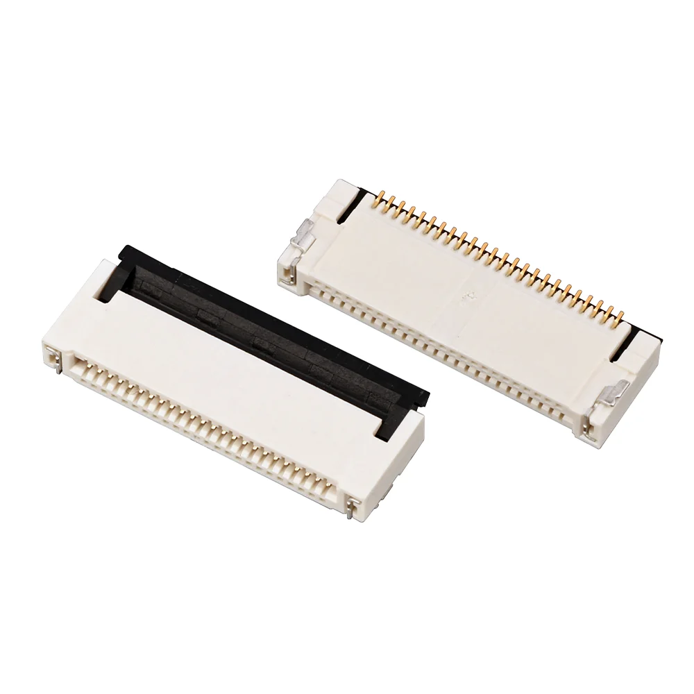 MUP more popular 0.5mm Pitch 12 14 24  30  PIN  FPC CONN (1.0H) BACK FLIPF  for cameras car audio TV typewriters  car MID MP3\4