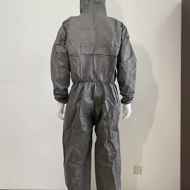 Wholesale Chemical Protection SMS Suit  Isolation Coverall Tyvek Hazmat Suit Disposable Coveralls