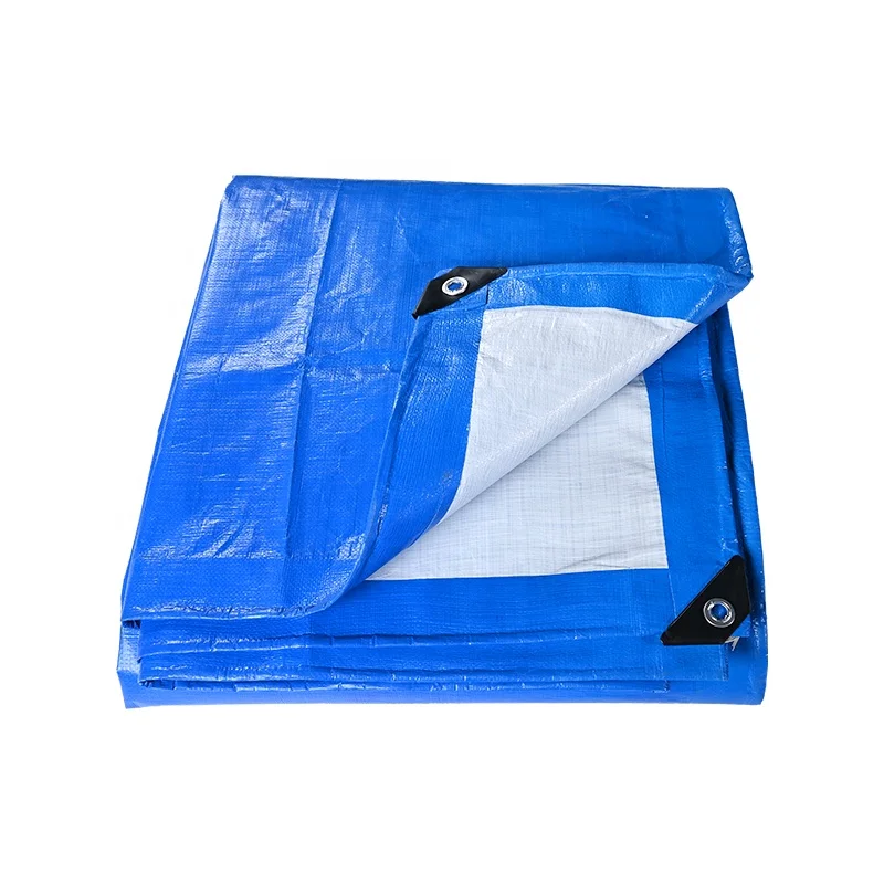 Hot Selling Pe Plastic Sheet Pond fabric Tarpaulin waterproof Tank fabric Heavy Duty Waterproof Fabric Outdoor Sheet Cover