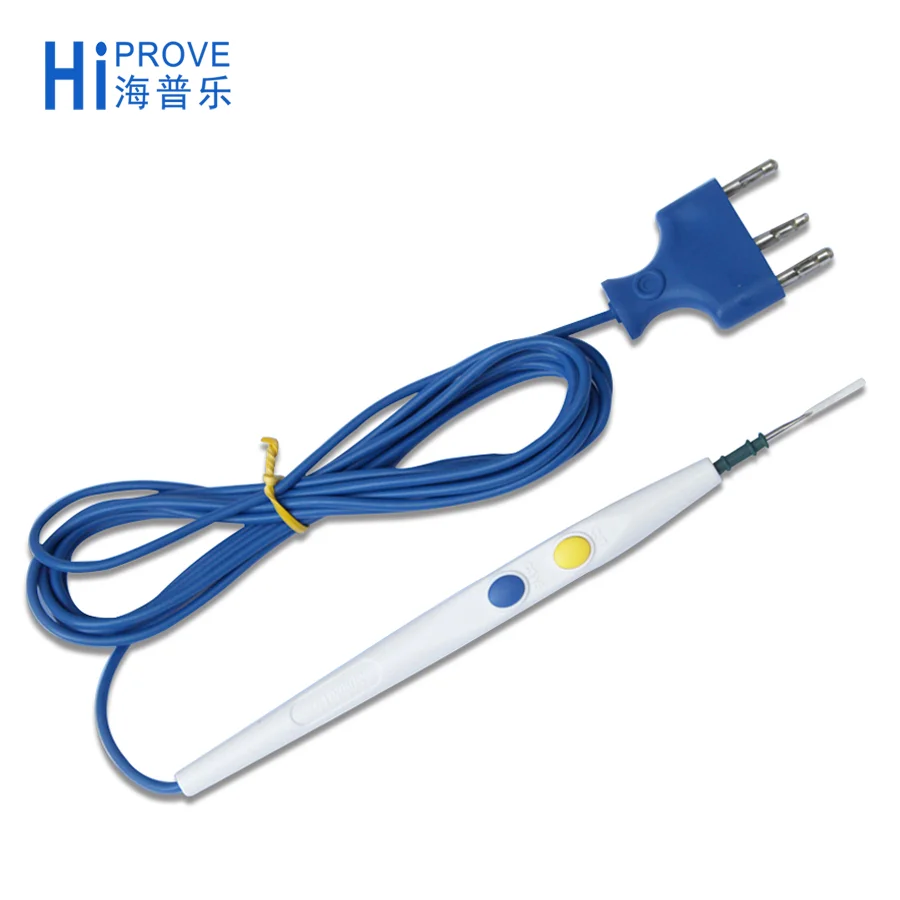 
CE Approved ESU Diathermy Electrode Cautery Pencil With Cable 