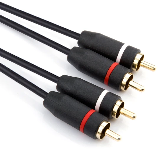 
G&D 3.5 mm 2 RCA Male to Male Stereo Dual AV Cable for DVD TV CD Sound Amplifier 
