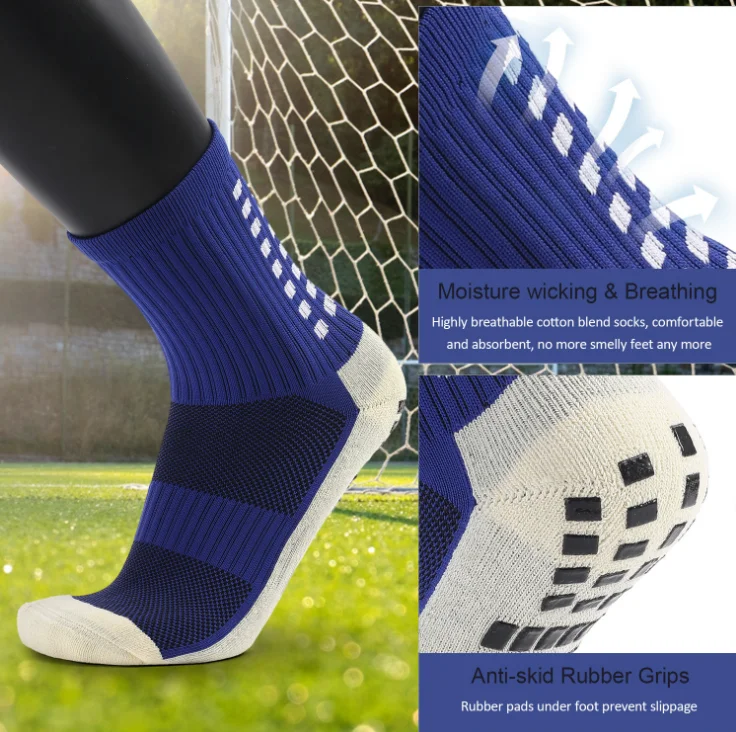 2024 medias calcetas antidelizante de para  futbol New Anti slip Soccer Socks Men Women Outdoor Sport Grip Football Socks