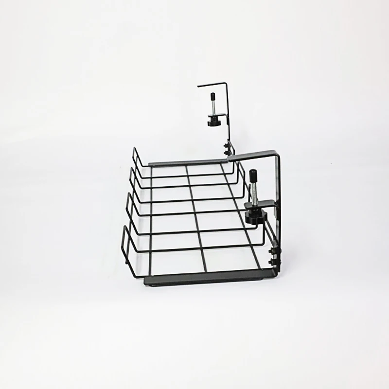 Wire Storage Rack No Drill Wire Mesh Trays Management Tray Storage Rack Metal Cable Organizer Home